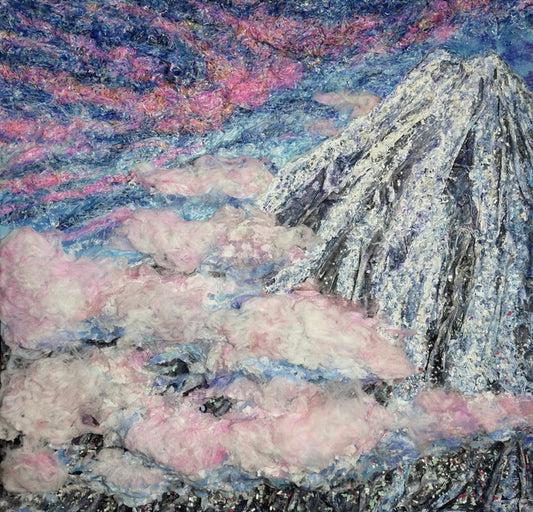 They're Everywhere, 2023, mixed media, 36 x 36 in. / 91.44 x 91.44 cm.