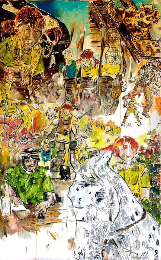 Pippi, 2025, oil on canvas, 36 x 48 in. / 91.44 x 121.92 cm.