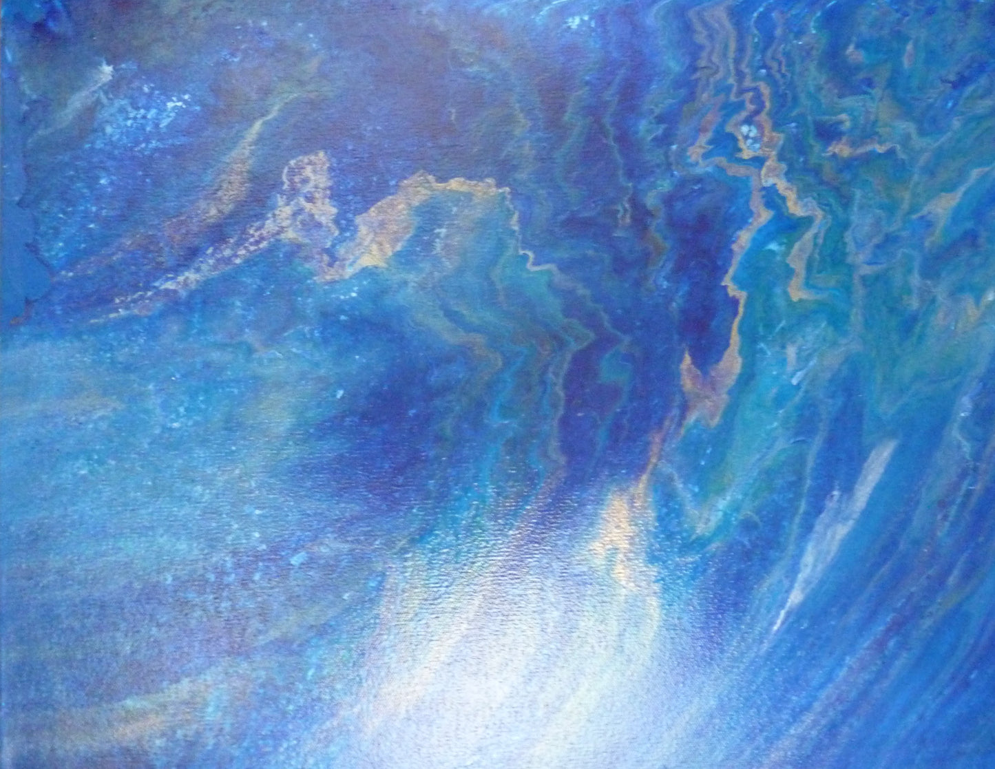 Water Flow, 2026, acrylic, 20 x 16 in. / 50.8 x 40.64 cm.