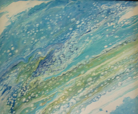 The Night of Oxygen, 2025, acrylic, 20 x 16 in. / 50.8 x 40.64 cm.