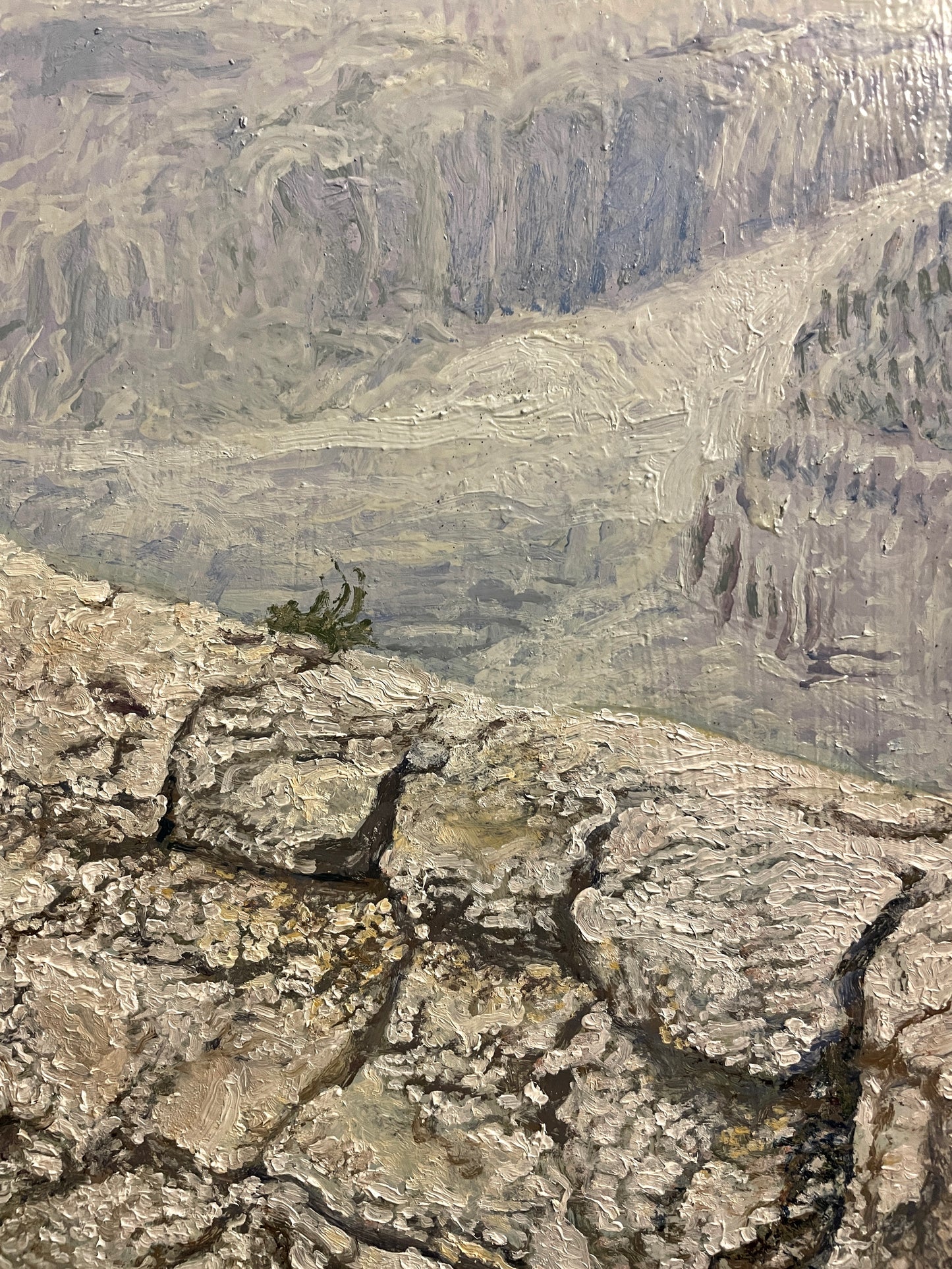 Daredevils, 2022, oil on glass in frame, 11.5 x 23.5 in. / 29.21 x 59.69 cm.