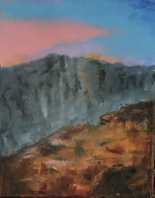 West, 2020, oil on canvas, 22 x 28 in. / 55.88 x 71.12 cm.