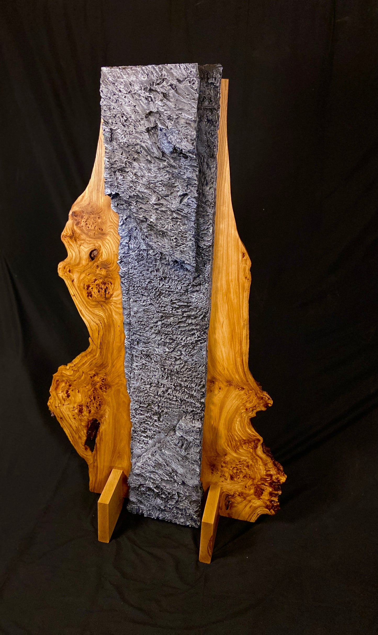 Totem, 2026, sculpture, 43 x 73 x 18 in. / 109.22 x 185.42 x 45.72 cm.