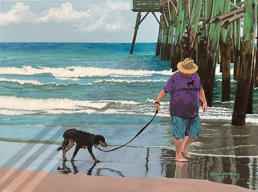 Second Chances, 2024, acrylic on canvas, 16 x 20 in. / 40.64 x 50.8 cm.