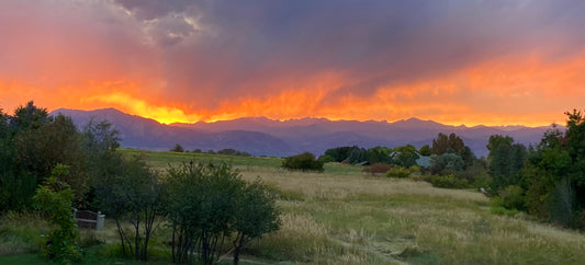 Colorado Sunset, 2025, photography, 12 x 36 in. / 30.48 x 91.44 cm.