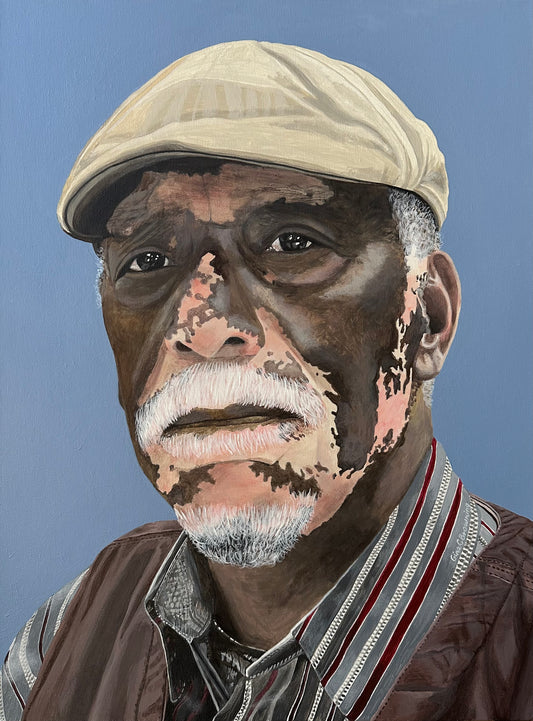 Always Be-YOU-tiful, 2024, acrylic on canvas, 18 x 24 in. / 45.72 x 60.96 cm