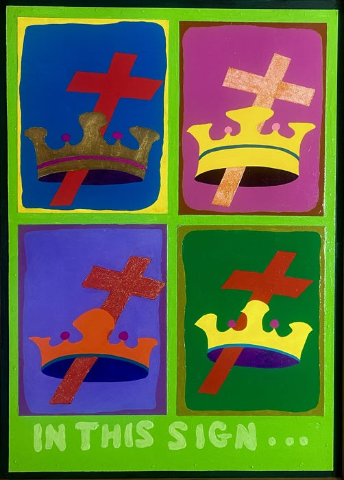 In This Sign, 2007, acrylic on board, 40 x 30 in. / 101.6 x 76.2 cm.