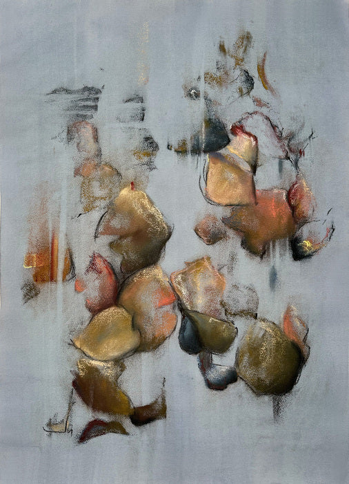 JU3123, 2023, mixed media, 30 x 22 in. / 76.2 x 55.88 cm.