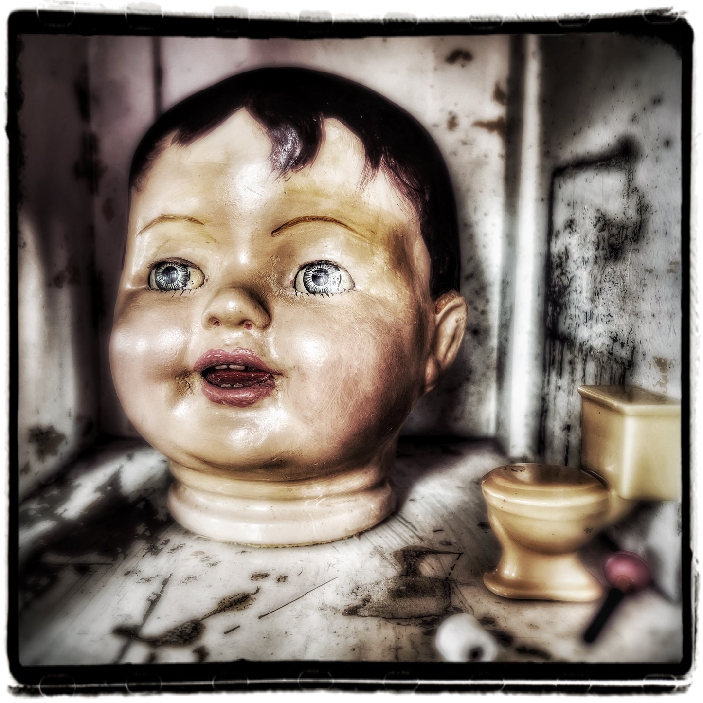 The Flush, 2025, photography, 9 x 9 in. / 22.86 x 22.86 cm.