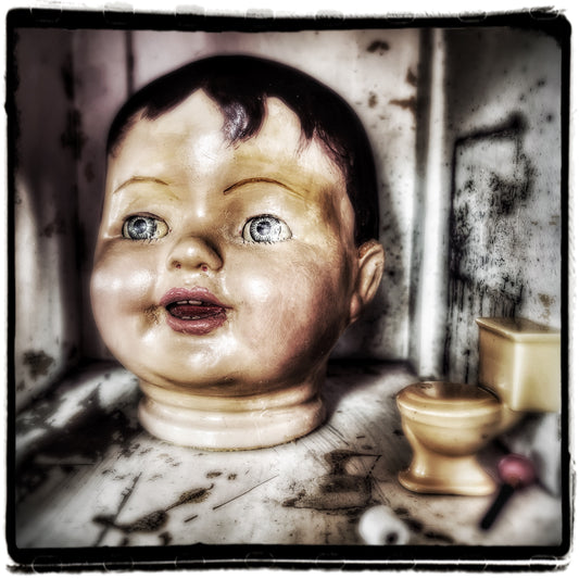 The Flush, 2025, photography, 9 x 9 in. / 22.86 x 22.86 cm.