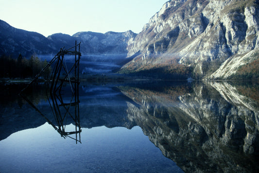 Lake Bohinj, Slovenia, 2019, color print, 8 x 12 in. / 20.32 x 30.48 cm.