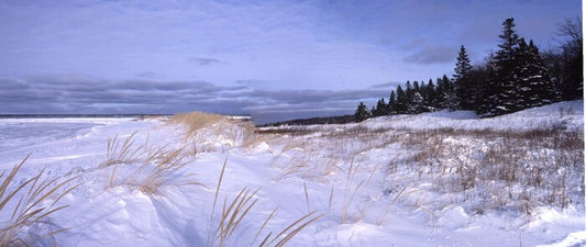 Lake Michigan Winter Coast North of Ludington, 2010, digital photography, 36 x 64 in. / 91.44 x 162.56 cm.