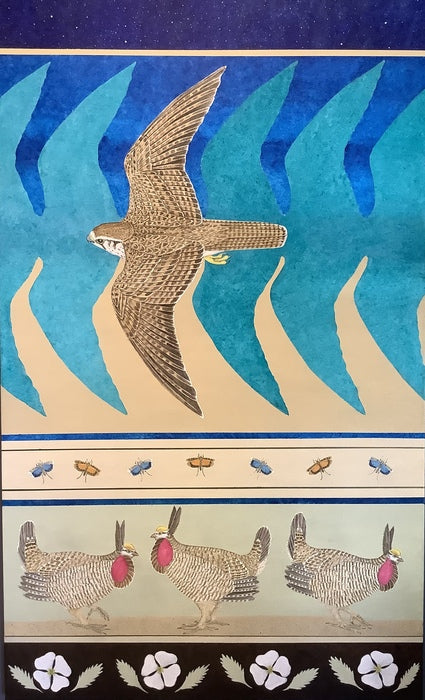 Llano, 2022, acrylic on canvas, 72 x 36 in. / 182.88 x 91.44 cm.