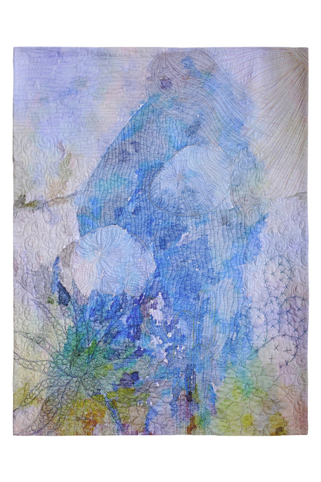 MY GARDEN OF HOPE, 2021, mixed media, 48 x 32 in. / 121.92 x 81.28 cm.