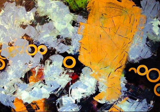 MAN IN SUNGLASSES, 2026, acrylic on canvas, 30 x 40 in. / 76.2 x 101.6 cm.