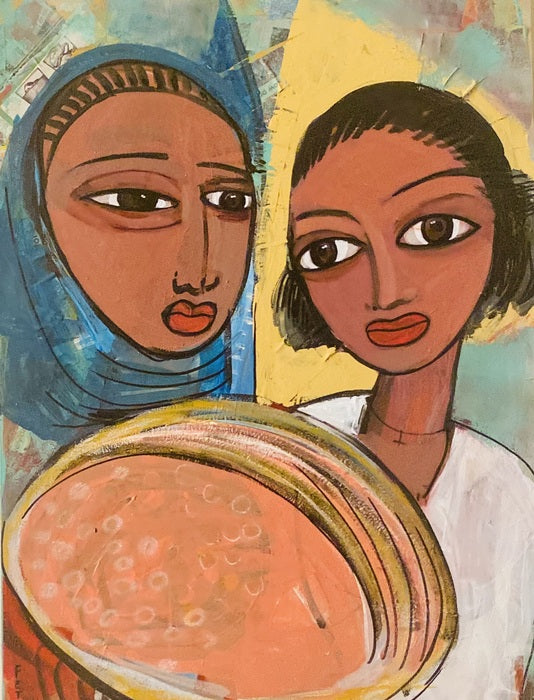 Market Colors, 2024, acrylic on canvas, 36 x 24 in. / 91.44 x 60.96 cm.