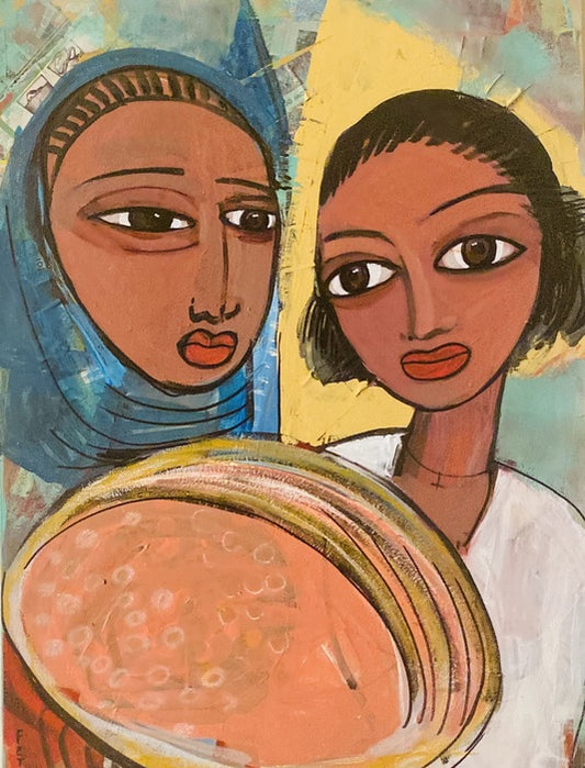 Market Colors, 2024, acrylic on canvas, 36 x 24 in. / 91.44 x 60.96 cm.