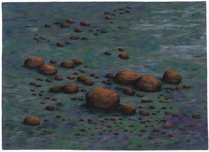 Midsummer Twilight, 2021, tapestry, 48.5 x 67.5 in. / 123.19 x 171.45 cm.