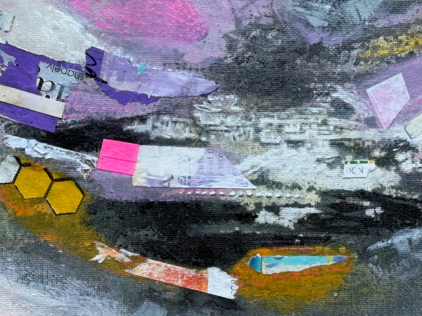 Modes, 2026, media fusion, 16 x 20 in. / 40.64 x 50.8 cm.