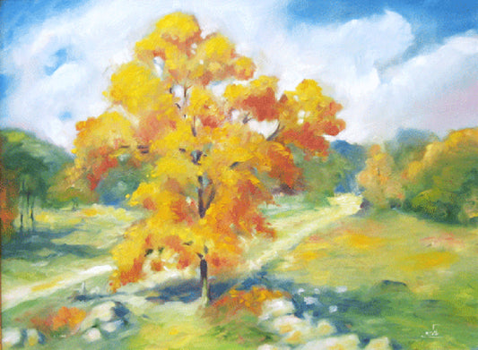 Nature's Palette, 1996, oil, 24 x 30 in. / 60.96 x 76.2 cm.