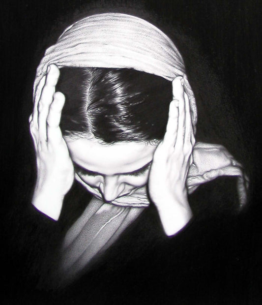Offering, 2020, pencil on paper, 28 x 34 in. / 71.12 x 86.36 cm.