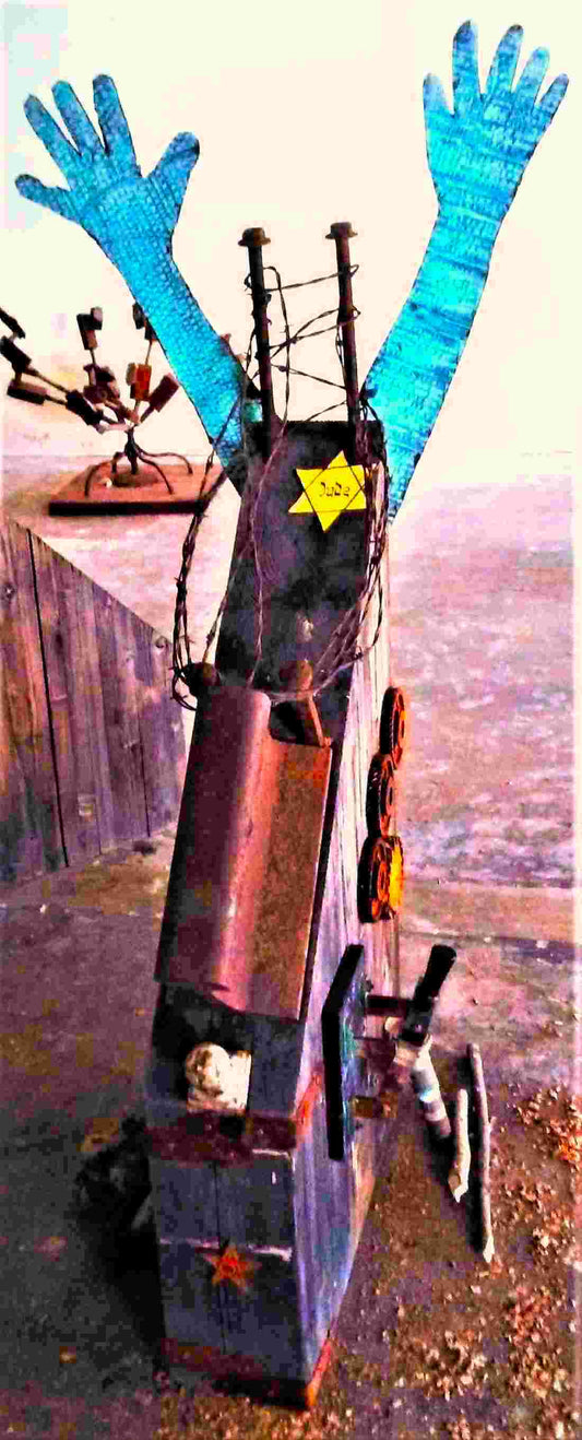 Perseverance, 2019, mixed media, 60 x 36 x 12 in. / 152.4 x 91.44 x 30.48 cm.