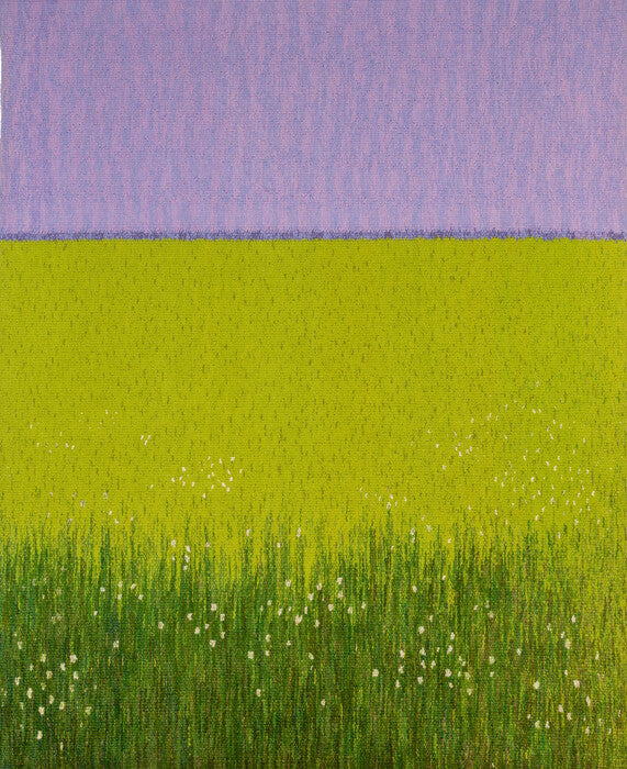 Prelude to Summer, 2022, tapestry, 59 x 48 in. / 149.86 x 121.92 cm.