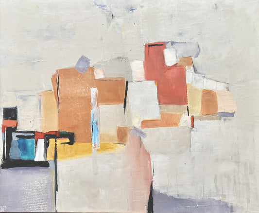 Pueblo3, 2023, oil on canvas, 18 x 24 in. / 45.72 x 60.96 cm.