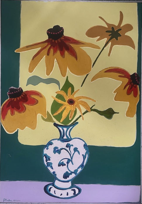 Rudbeckia, 1974, oil on canvas, 40 x 28 in. / 121.92 x 71.12 cm.