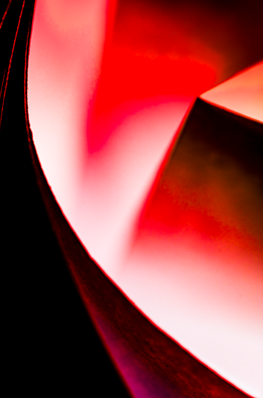Red Curves, 2024, photography, 24 x 36 in. / 60.96 x 91.44 cm.