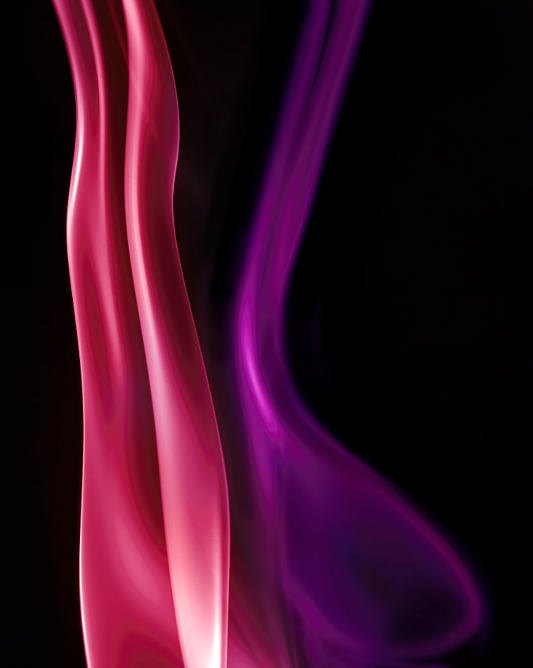 Red Purple Smoke, 2024, photography, 24 x 30 in. / 60.96 x 76.2 cm.