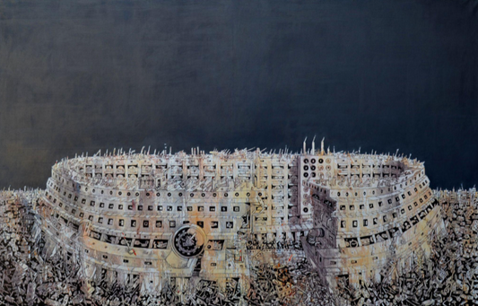 N-72, 2022, oil on canvas, 130 x 200 cm. / 51.1 x 78.7 in.