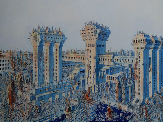 N-75, 2023, oil on canvas, 120 x 160 cm. / 47.2 x 62.9 in.