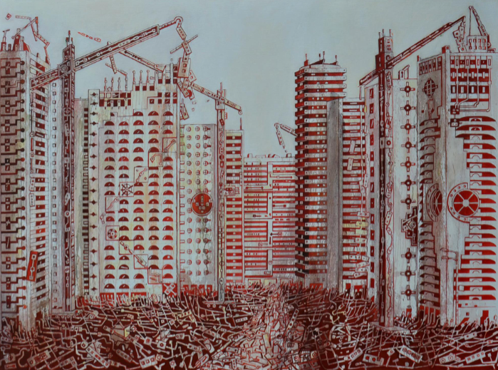 N-0.67, 2021, oil on canvas, 120 x 160 cm. / 47.2 x 62.9 in.