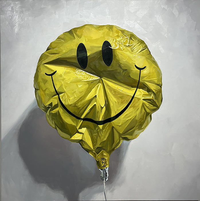 Self Portrait, 2023, oil on panel, 36 x 36 in. / 91.44 x 91.44 cm.