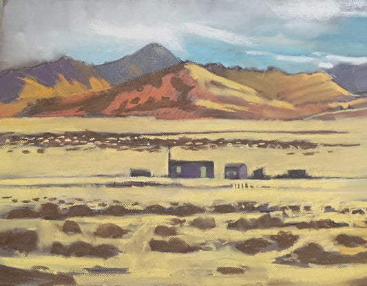 Solitude, 2025, chalk pastel, 19 x 25 in. / 48.26 x 63.5 cm.