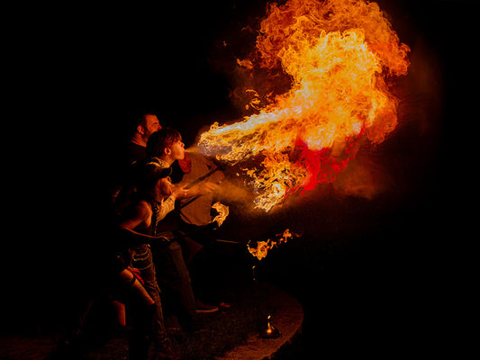 Splitting Fire, 2023, photography, 5 x 7 in. / 12.7 x 17.78 cm.