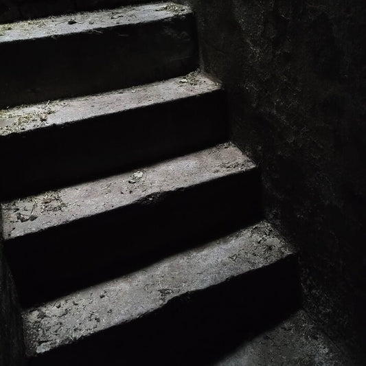 Stairs, 2024, photography, 6 x 6 in. / 15.24 x 15.24 cm.