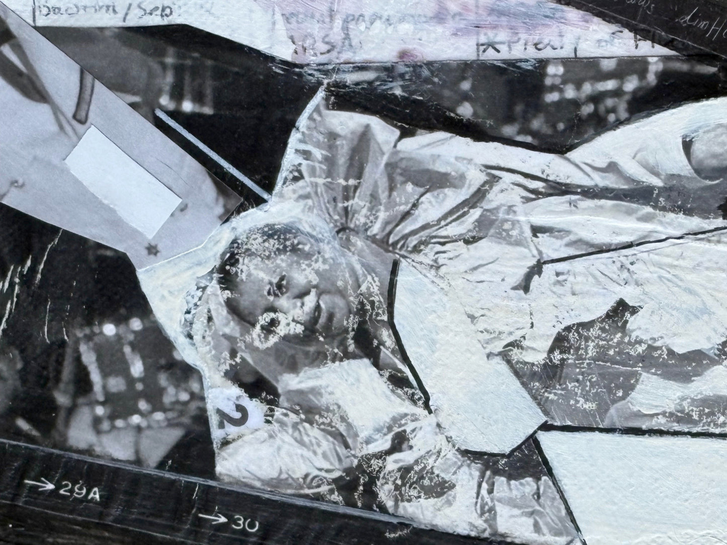 Tech Noir, 2026, media fusion, 24 x 36 in. / 60.96 x 91.44 cm.
