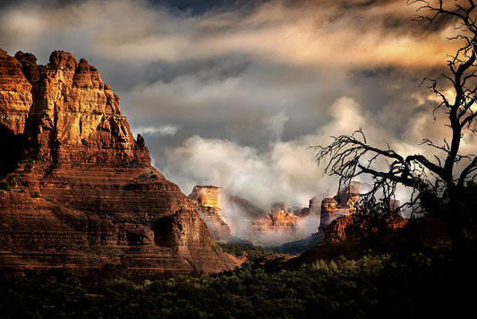 The Mysterious Red Rocks of Sedona, 2018, photography, 12 x 18 in. / 30.48 x 45.72 cm.