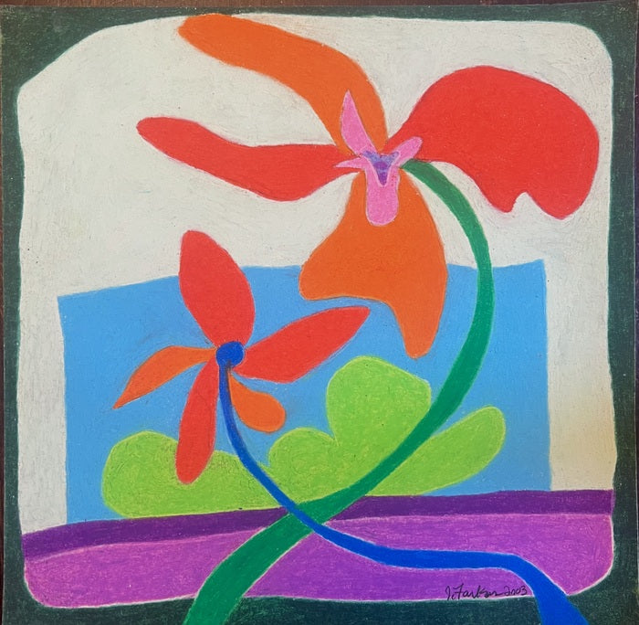 UT 1, 2003, oil on pastel, 12 x 12 in. / 30.48 x 30.48 cm.