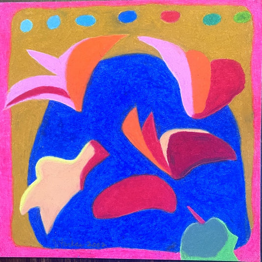 ÚT 30, 2002, oil pastel on paper, 12 x 12 in. / 30.48 x 30.48 cm.