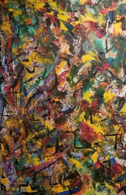 Untitled Chaos, 2012, oil paint, 36 x 24 in. / 91.44 x 60.96 cm.