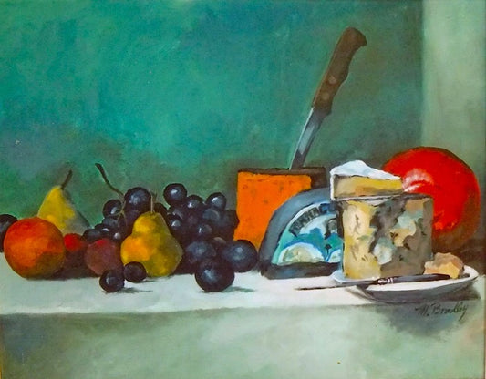 WHERE'S THE WINE, 2000, acrylic, 24 x 36 in. / 60.96 x 91.44 cm.