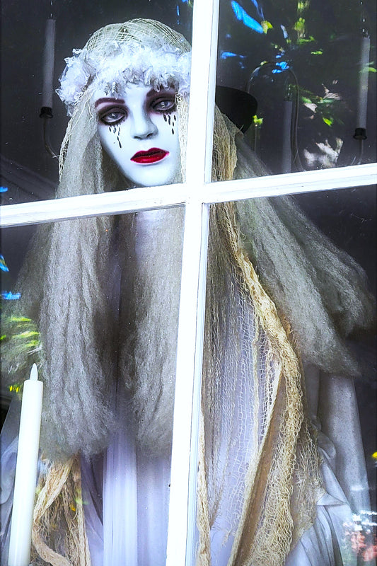 Ghost Bride of Sorrows, 2022, photography, 12 x 8 in. / 30.48 x 20.32 cm.