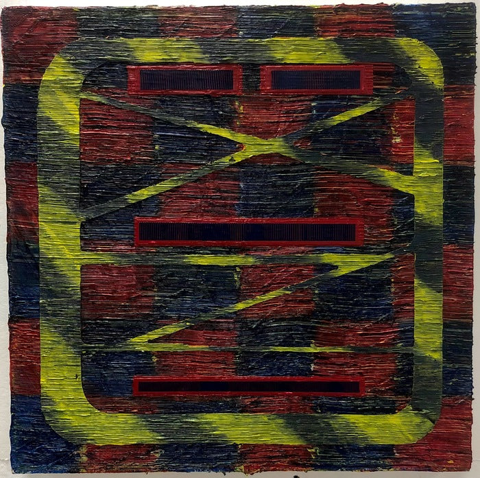 ZX, 2021, acrylic on canvas, 24 x 24 in. / 60.96 x 60.96 cm.