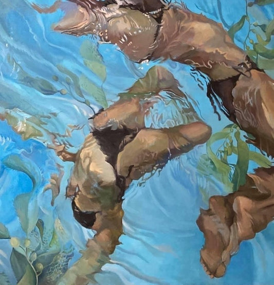 Abyss No 1, 2020, oil on canvas, 40 x 40 in. / 101.6 x 101.6 cm.