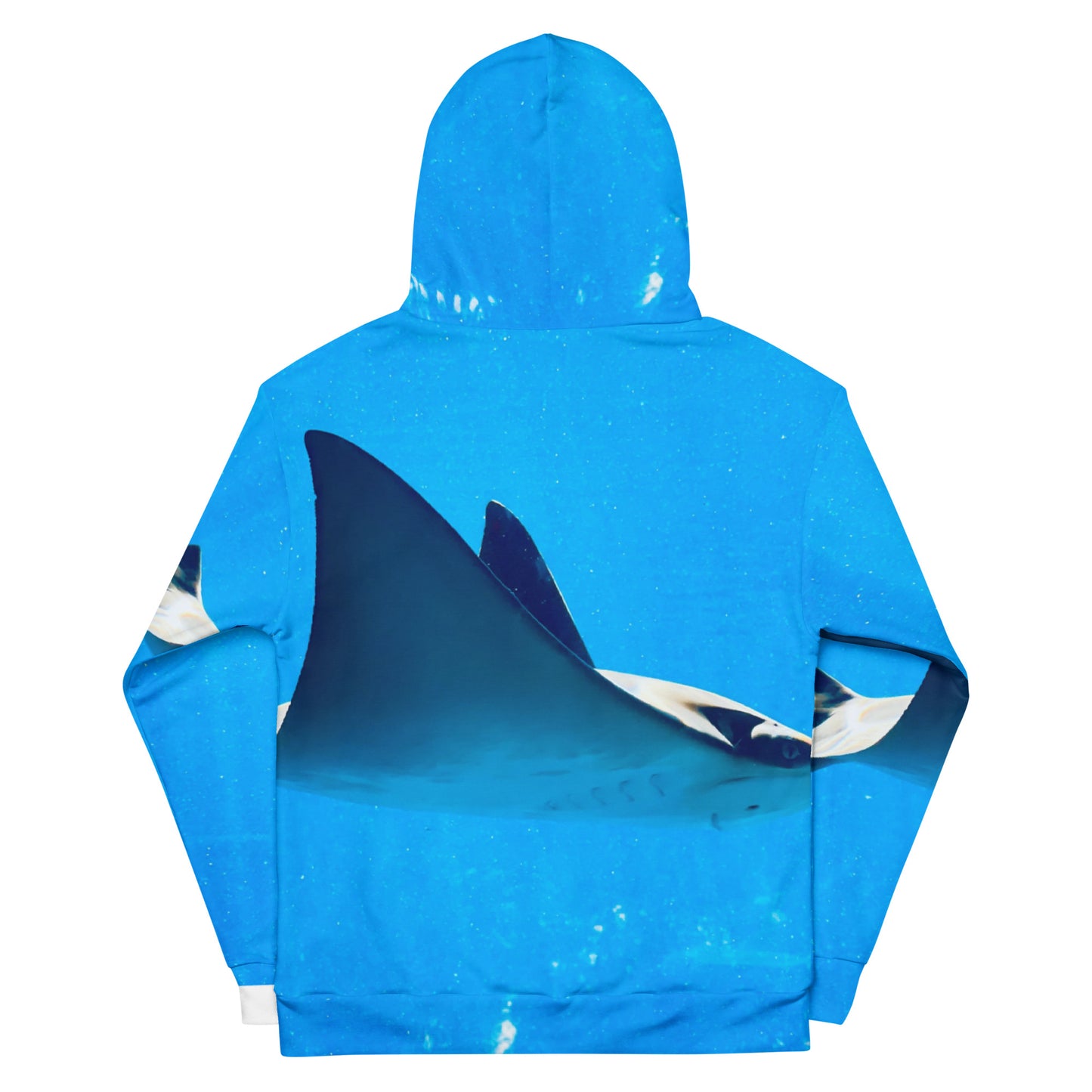 Manta Ray Hoodie, 2023, polyester and cotton