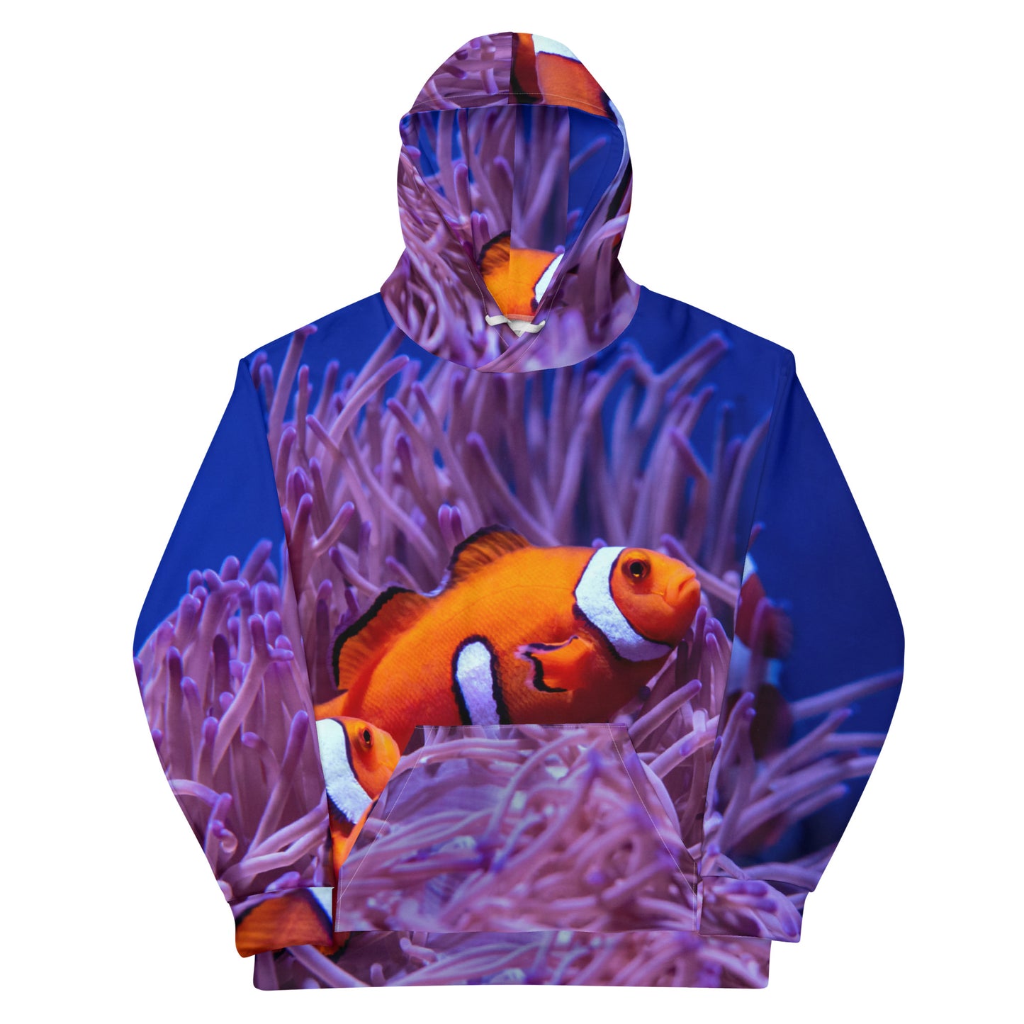 Clownfish Hoodie, 2023, polyester and cotton