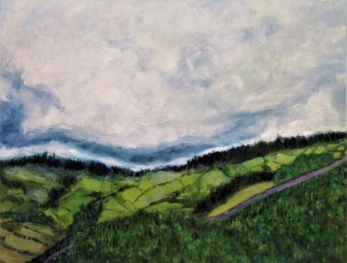 Big Sky, 2021, oil on canvas, 20 x 30 in. / 50.8 x 76.2 cm.